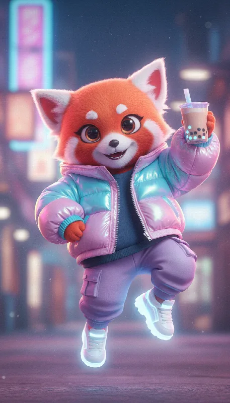 A trendy viral social media style portrait of a cute charismatic…