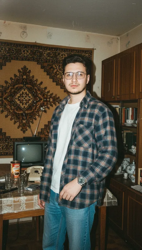 1990s Russian Home Portrait